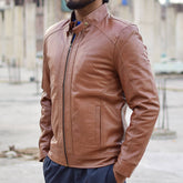 Leather Jacket Brown